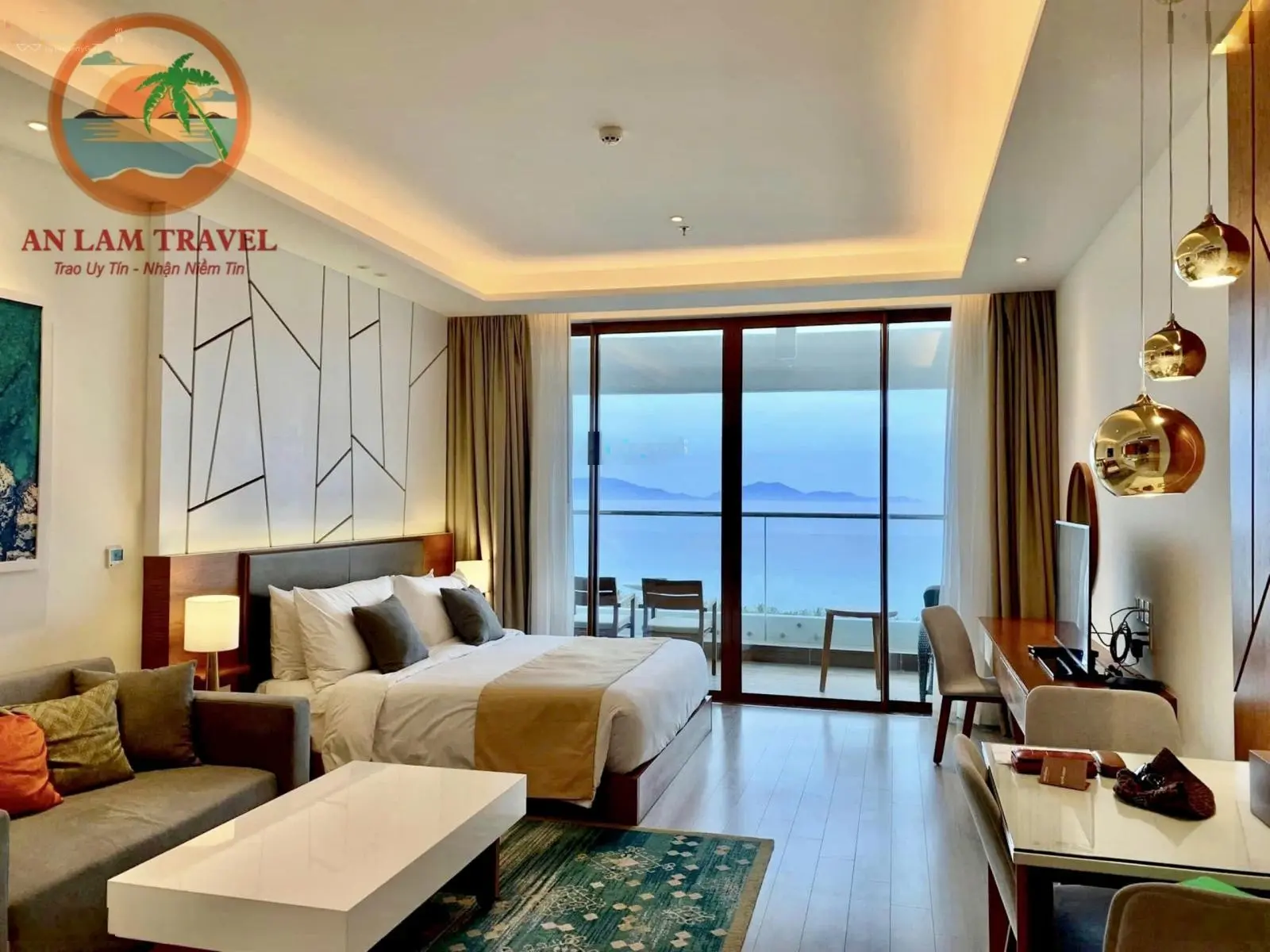 Bán biệt thự biển movenpick cam ranh: 513,59m2, 2pn, hồ bơi riêng view trực diện biển giá 16,5 ty