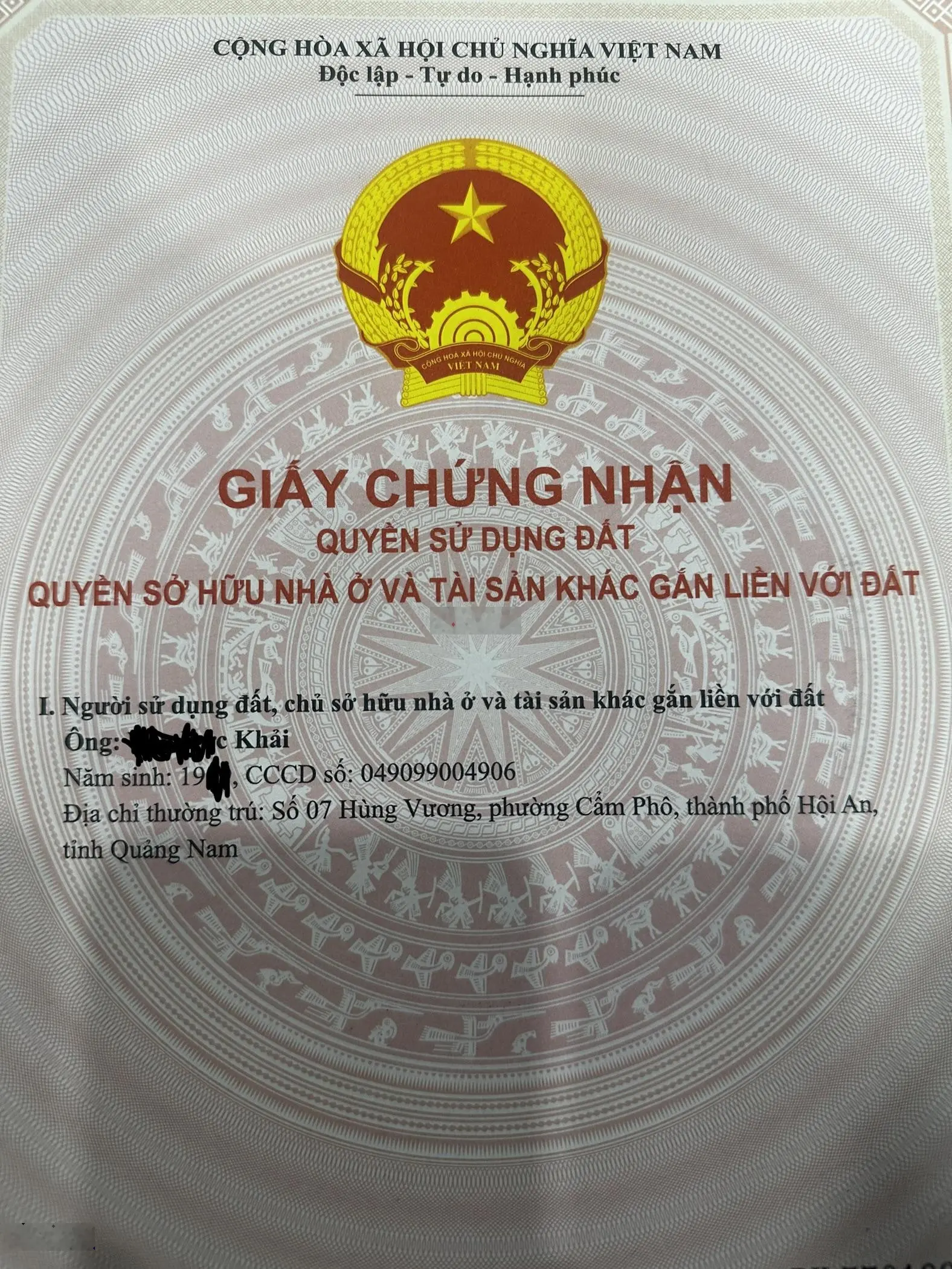 Bán đất mặt tiền Hùng vương Hội An