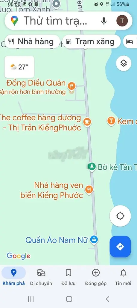 Đất giáp biển tại Gò Công Đông Tiền Giang, 15 hecta, sổ đỏ