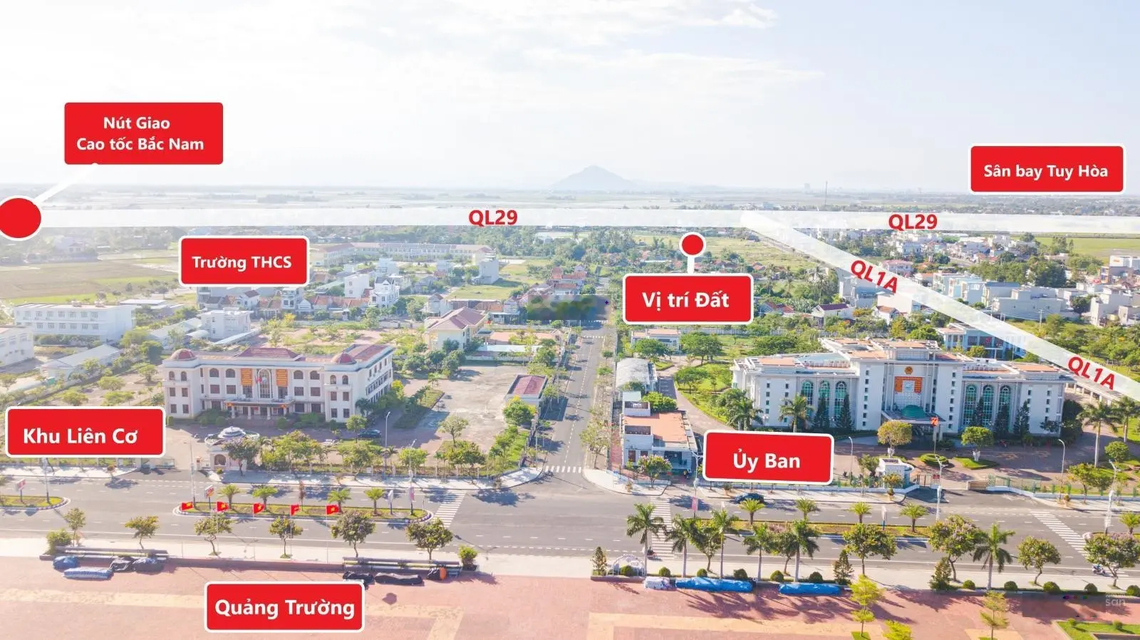 Để lại 2 lô đất trúng đấu giá, đường 12m, ngay TT Hòa Vinh, ra biển 5 phút, gần sân bay QT Tuy Hòa