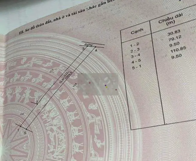 Chính chủ bán đất Sổ Hồng Riêng , xe hơi tới đất, cách nhựa 600m