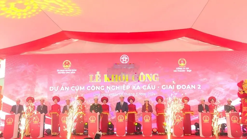 Đất Cụm công nghiệp Xà Cầu - Giai đoạn 2, huyện Ứng Hòa, Hà Nội