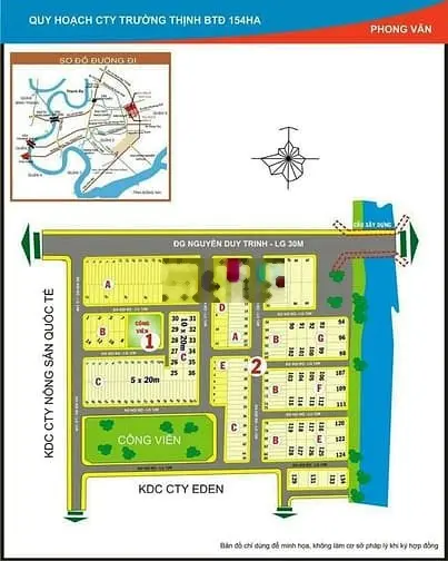 Bán đất dự án Trường Thịnh Quận 2 góc 2 Mặt tiền đường 64 đường 16m