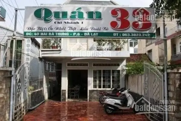 Cần bán nhà 3 mặt tiền đường Hai Bà Trưng, thành phố Đà Lạt