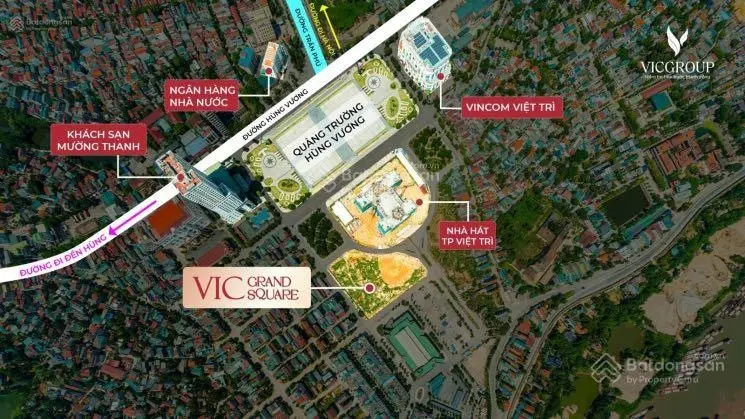 Vic Grand Square Việt Trì chính sách khủng lãi suất 0% trong 30 tháng, nợ gốc 12 tháng, 0911 281 ***