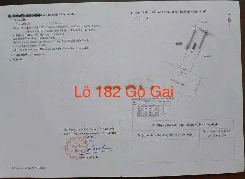 Lô 182 tuyến 2 giá rẻ nhất khu 3,5xx tỷ - tại KĐT Gò Gai - HP