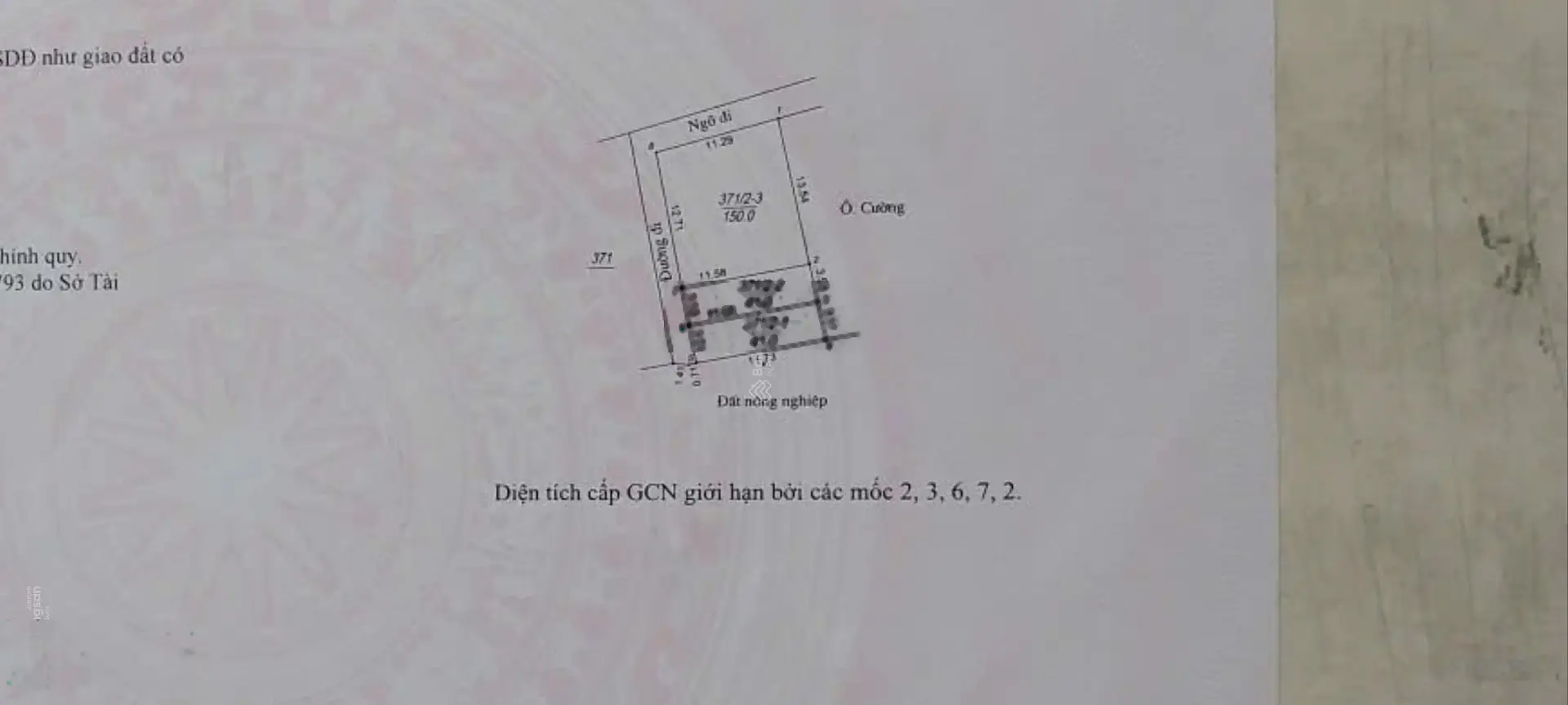 Hơn 2 tỷ đất thổ cư Đức Thượng Hoài Đức