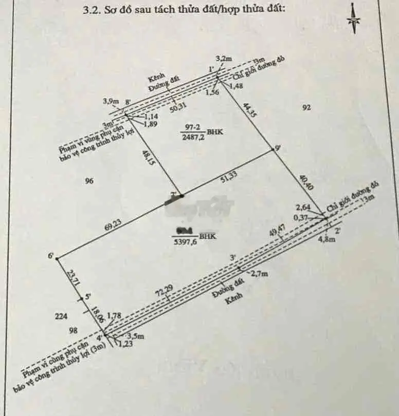 lô đất vườn hàng f0 1000m2 giá 790tr bình đức đường ô tô