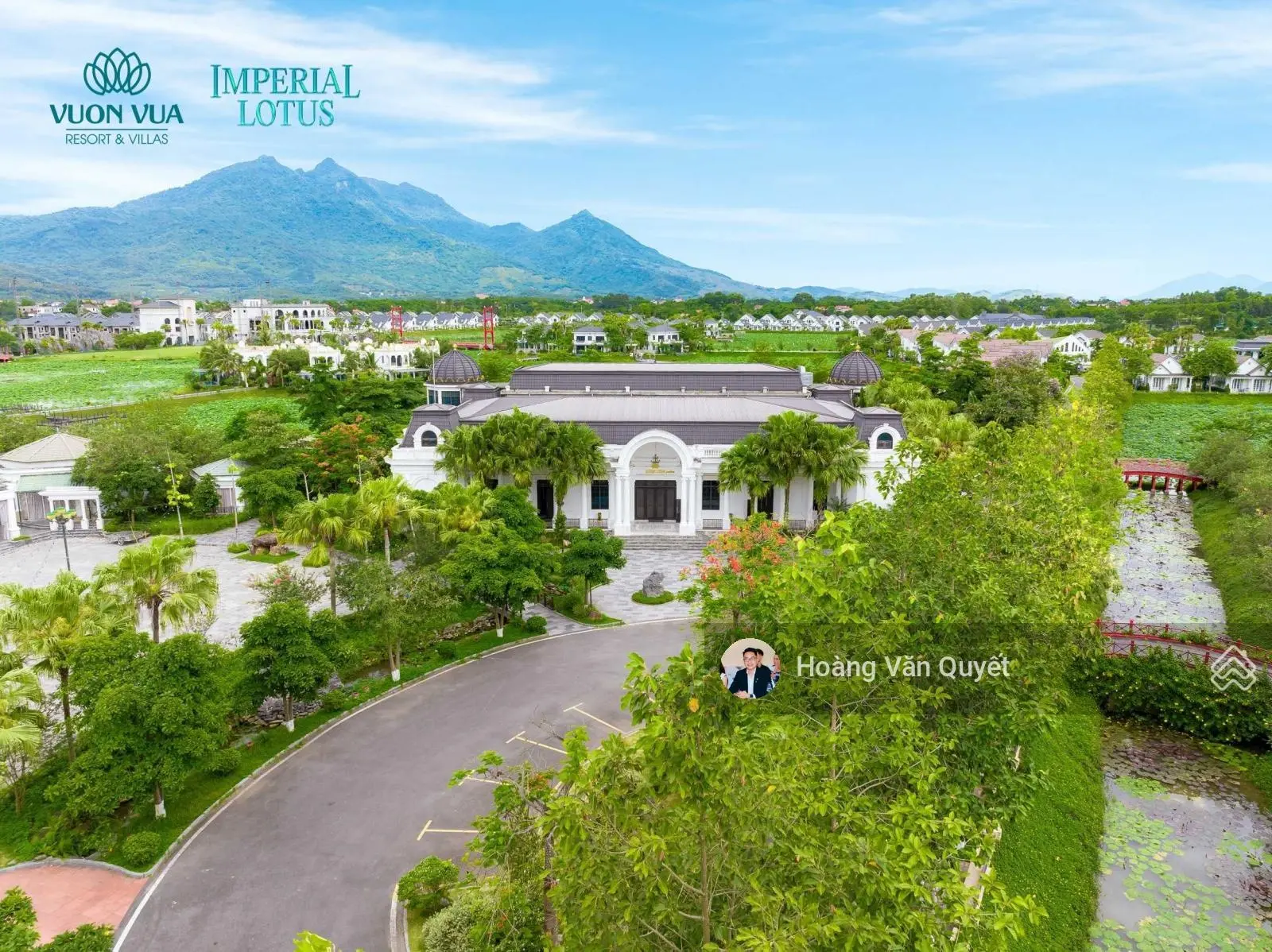 Biệt thự 442m2 vị trí siêu đẹp tại Vườn Vua Resort Phú Thọ mặt hồ sen giá gốc. Liên hệ 0962 202 ***