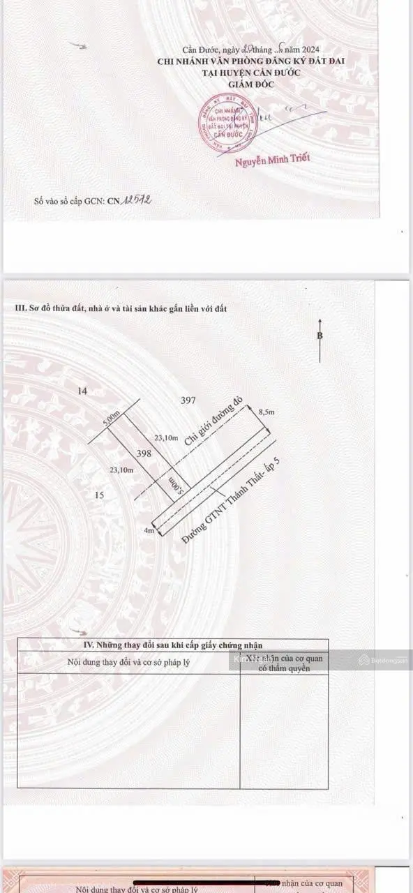 Siêu phẩm duy nhất tại Phước Đông, Cần Đước, Long An, DT 115 m2