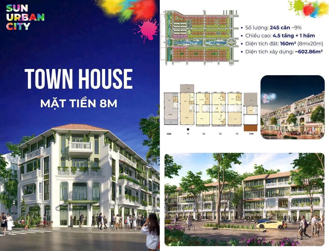 Suất mua sớm shophouse mặt sông Lễ hội Sun Urban City Hà Nam chiết khấu cao từ CĐT