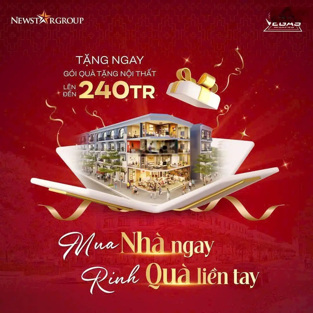 Nhà mặt phố tại New Vegas Hà Tiên, 8,1 tỷ, 105m2