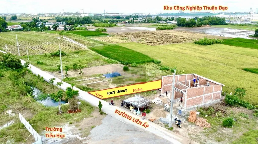 150m2 Thổ cư ngay Trường tiểu học, đường Liên ấp, Cần đước, Long an