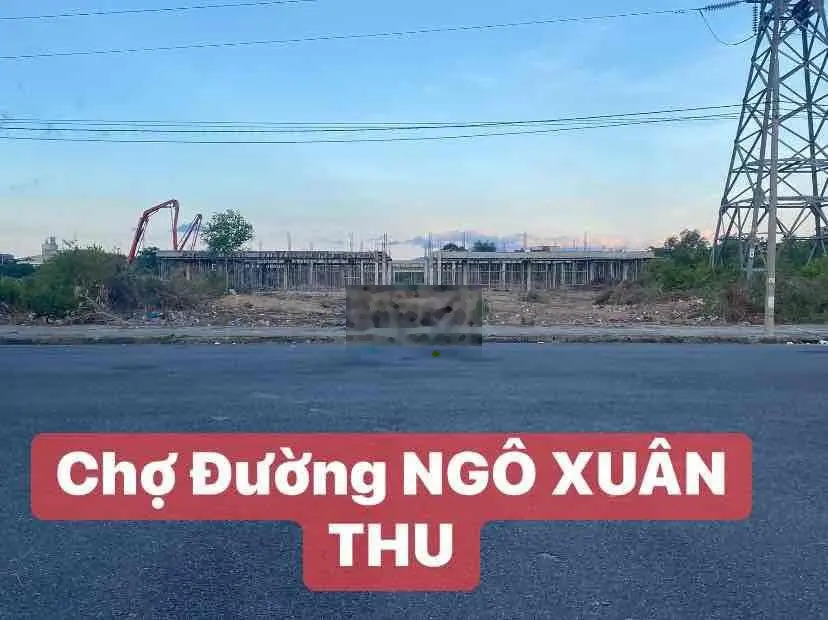 chào bán lô đất 2 mặt tiền đường NGÔ XUÂN THU