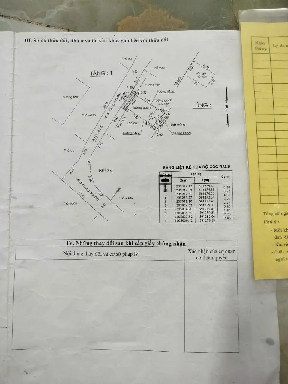 Bán nhà hẻm sổ HL60 - 6 một sẹc đường Lê Lợi, Tân Hiệp Hóc Môn diện tích 4 x 11m