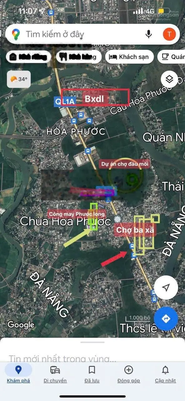 Nhà gác lửng mặt tiền Quốc lộ 1A, Hoà Phước, Hoà Vang