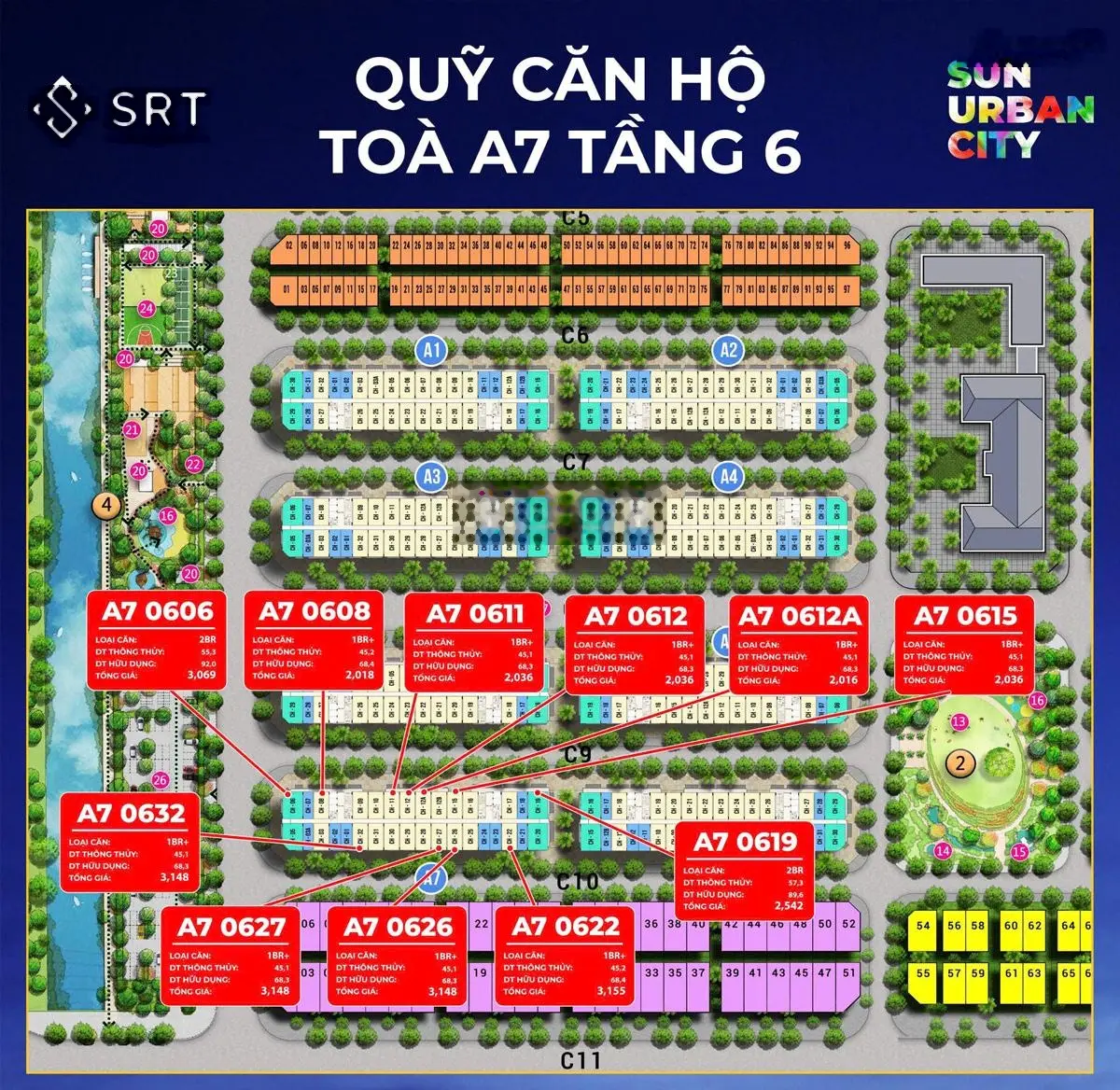 Em Tuyết có 05 căn ngoại giao Vip studio, 1BR CK 18% tại Sun Urban City Hà Nam. LH em: 0359 513 ***