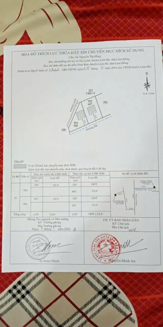 Đất đẹp giá tốt cần bán lô đất đẹp tại thị trấN Nam Ban, huyện Lâm Hà, tỉnh Lâm Đồng