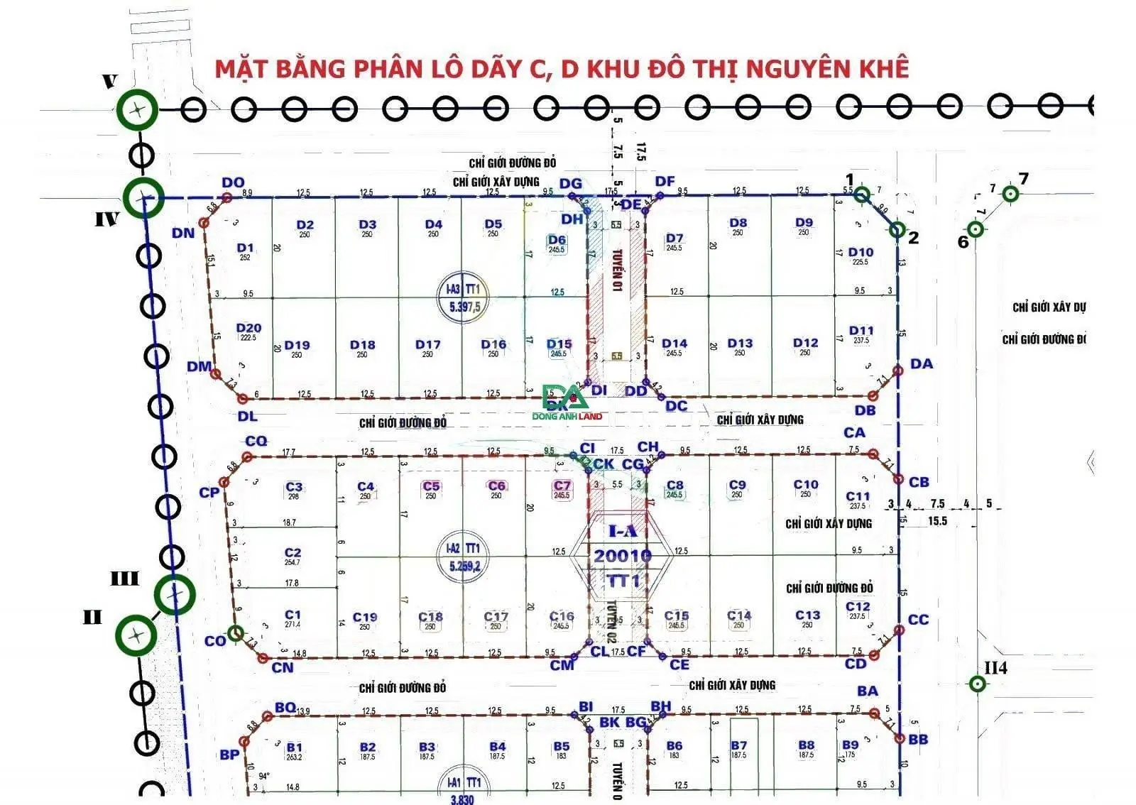 Bán đất biệt thự liền kề khu đô thị Nguyên Khê Đông Anh