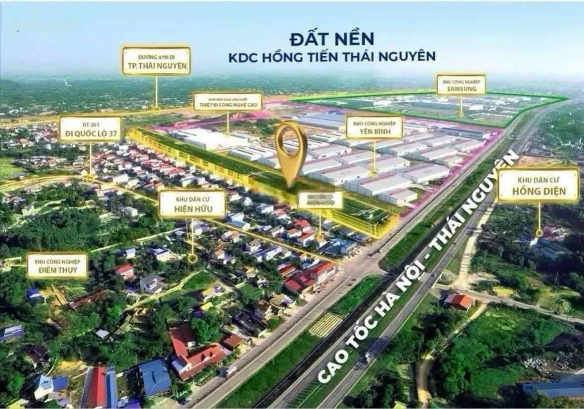 Bán gấp lô đất nền Phổ Yên Thái Nguyên