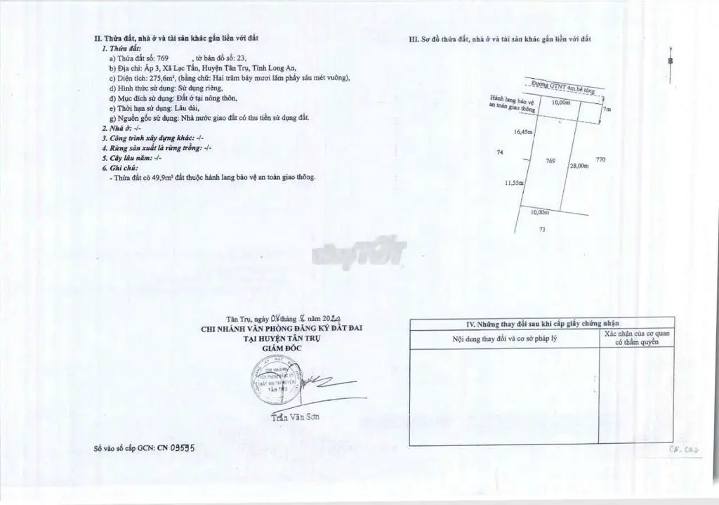 10x28 full thổ cư. Giá 830tr còn thương lượng