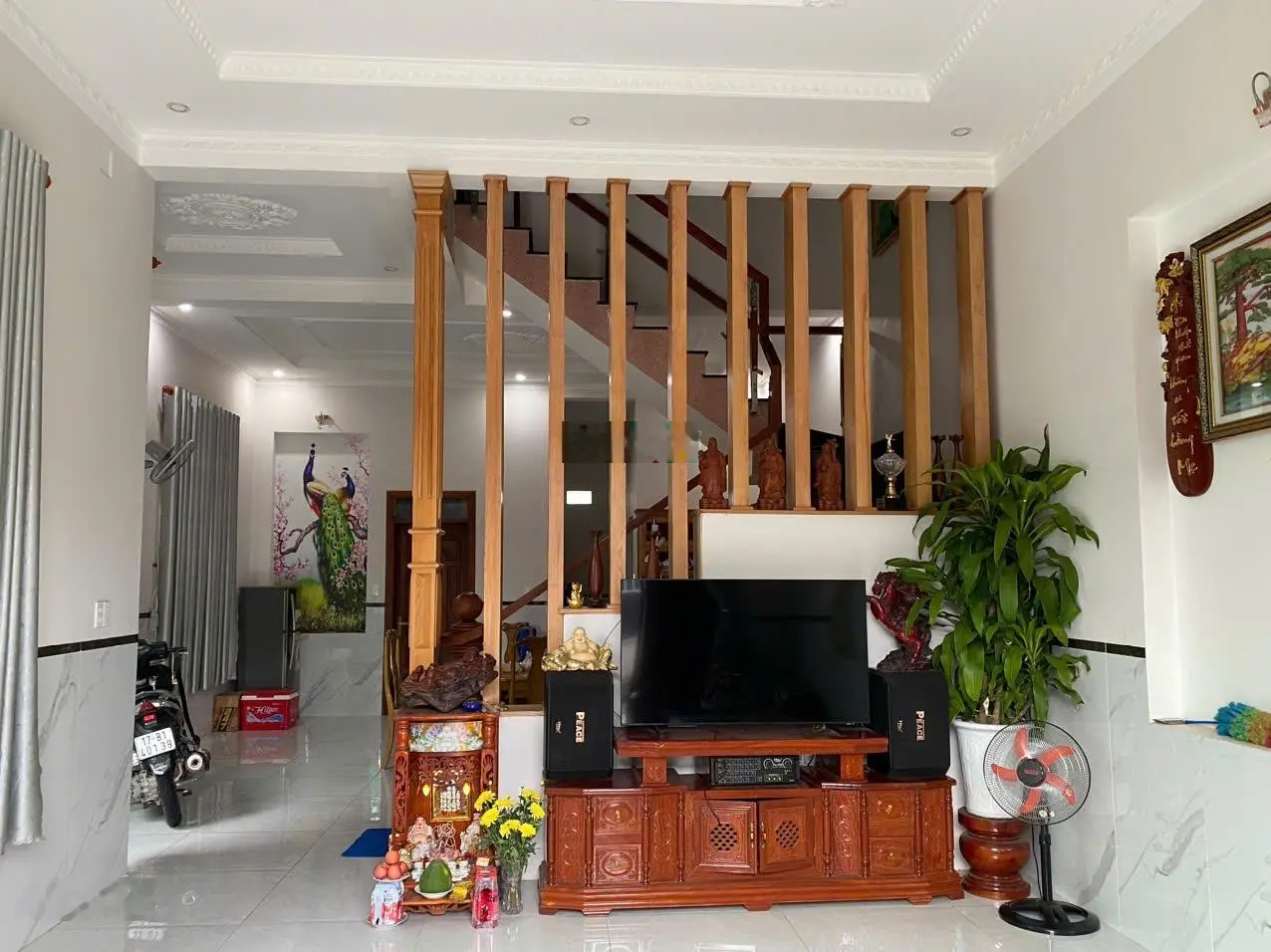 Nhà lầu góc 2 mặt tiền Tam Phước thổ cư 100% 6x18m gần trường Lục Quân II sổ riêng