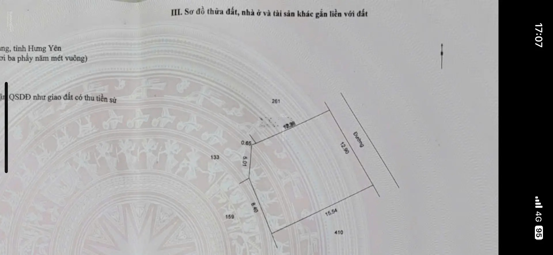 Cần tiền bán gấp 194m2 đất full thổ cư, MT: 12.9m, giá: 3xtr/m2 tại Văn Giang, Hưng Yên