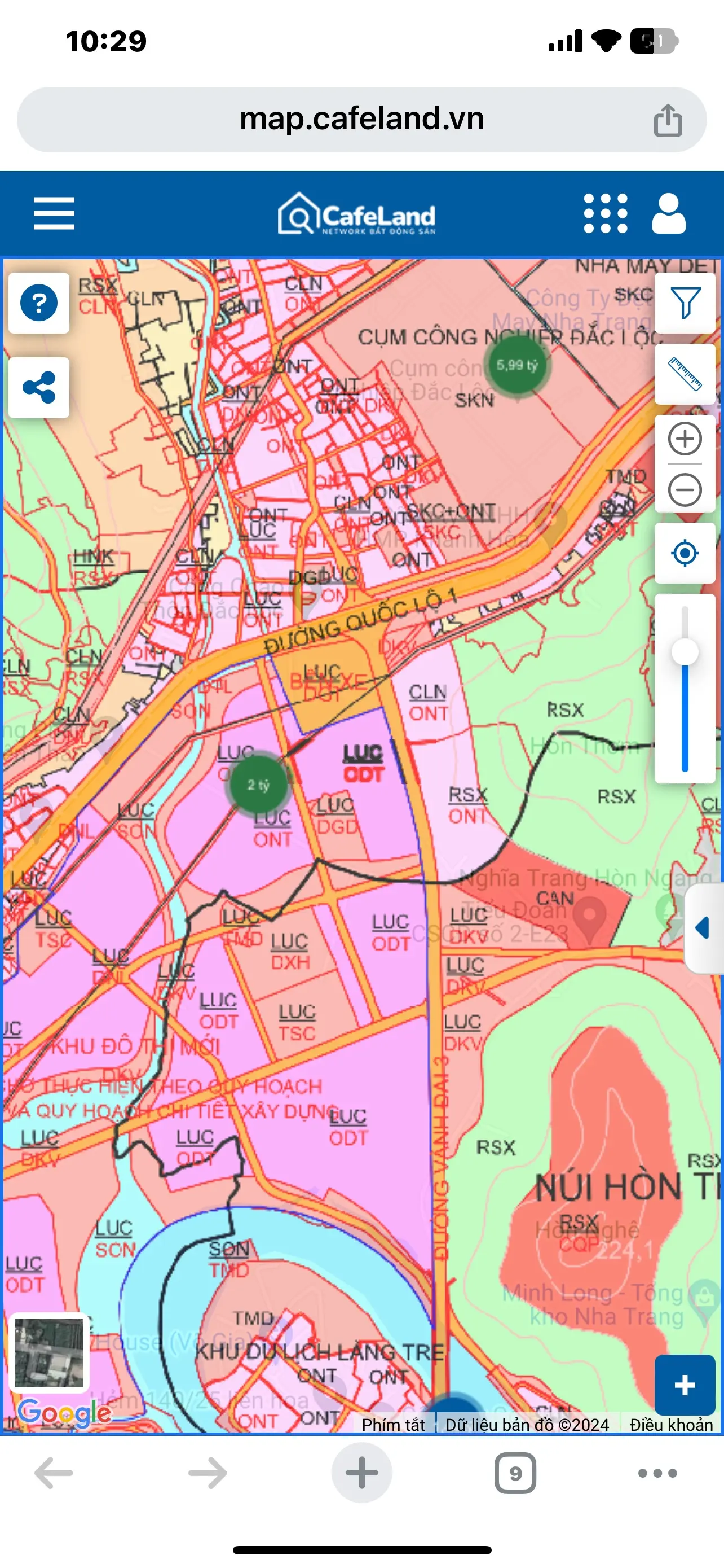 Tôi chủ, giảm giá bán đất Vĩnh Phương - Nha Trang 1,1 tỷ (94,7m2 full thổ)