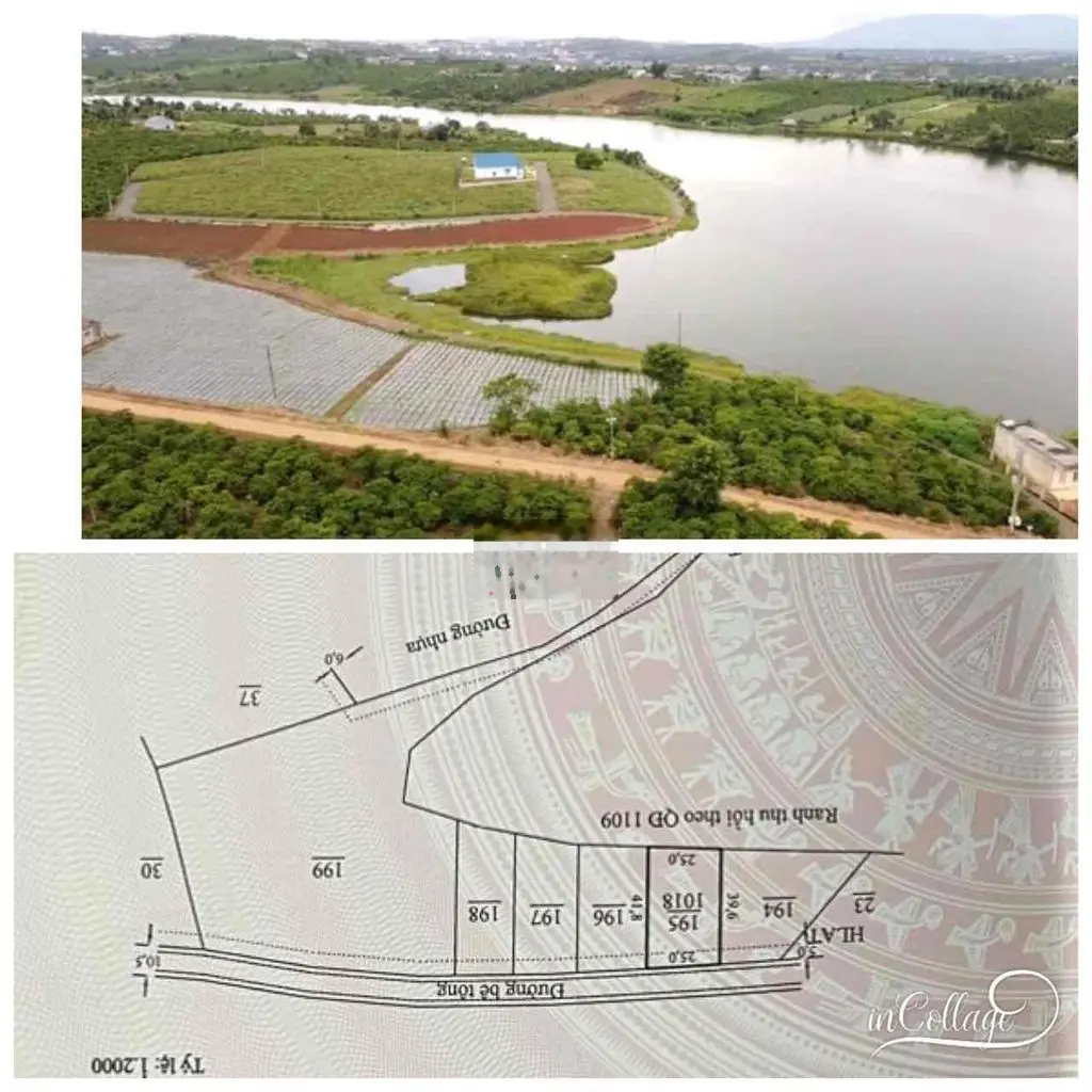 Bán đất có thổ cư bám hồ Phúc Hưng - Phúc Thọ - Lâm Hà