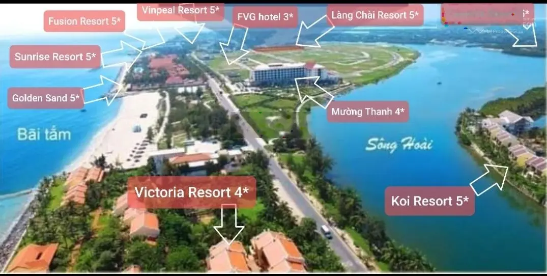 Bán lô đất 2 mặt tiền 837m2... view biển Hội An. Lh 0938 178 ***