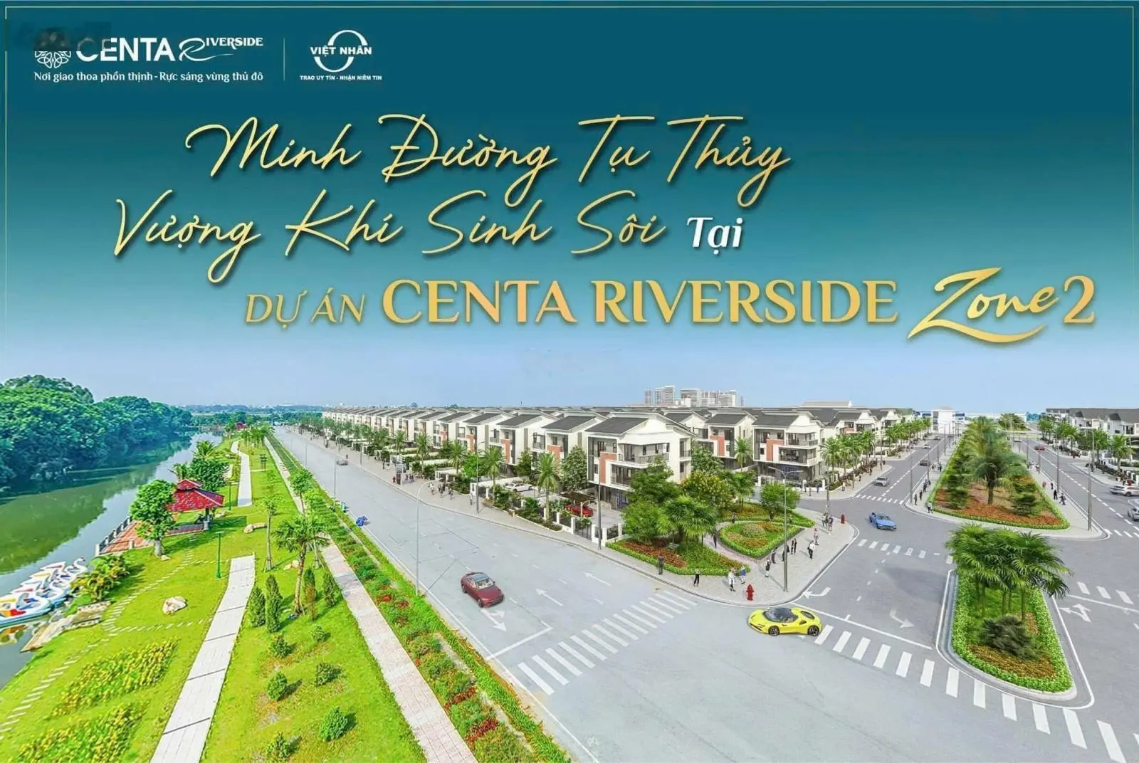 Mở bán shopvillas Lake View - Centa Riverside Vsip Từ Sơn. Giá gốc trực tiếp CĐT vốn chỉ từ 2,3 tỷ