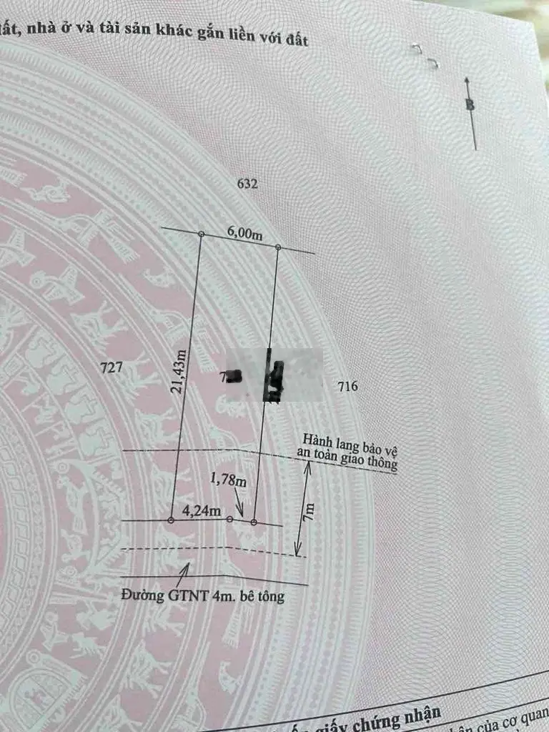 ngộp lô thổ ngan 6m giá 468tr lạc tấn-tân trụ đường ô tô