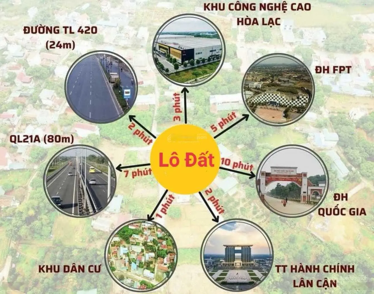 Chính chủ cần bán mảnh đất 124.8m2 ngay sát DT 420 xã Bình Yên, cách Hòa Lạc 1km giá chỉ 22 triệu