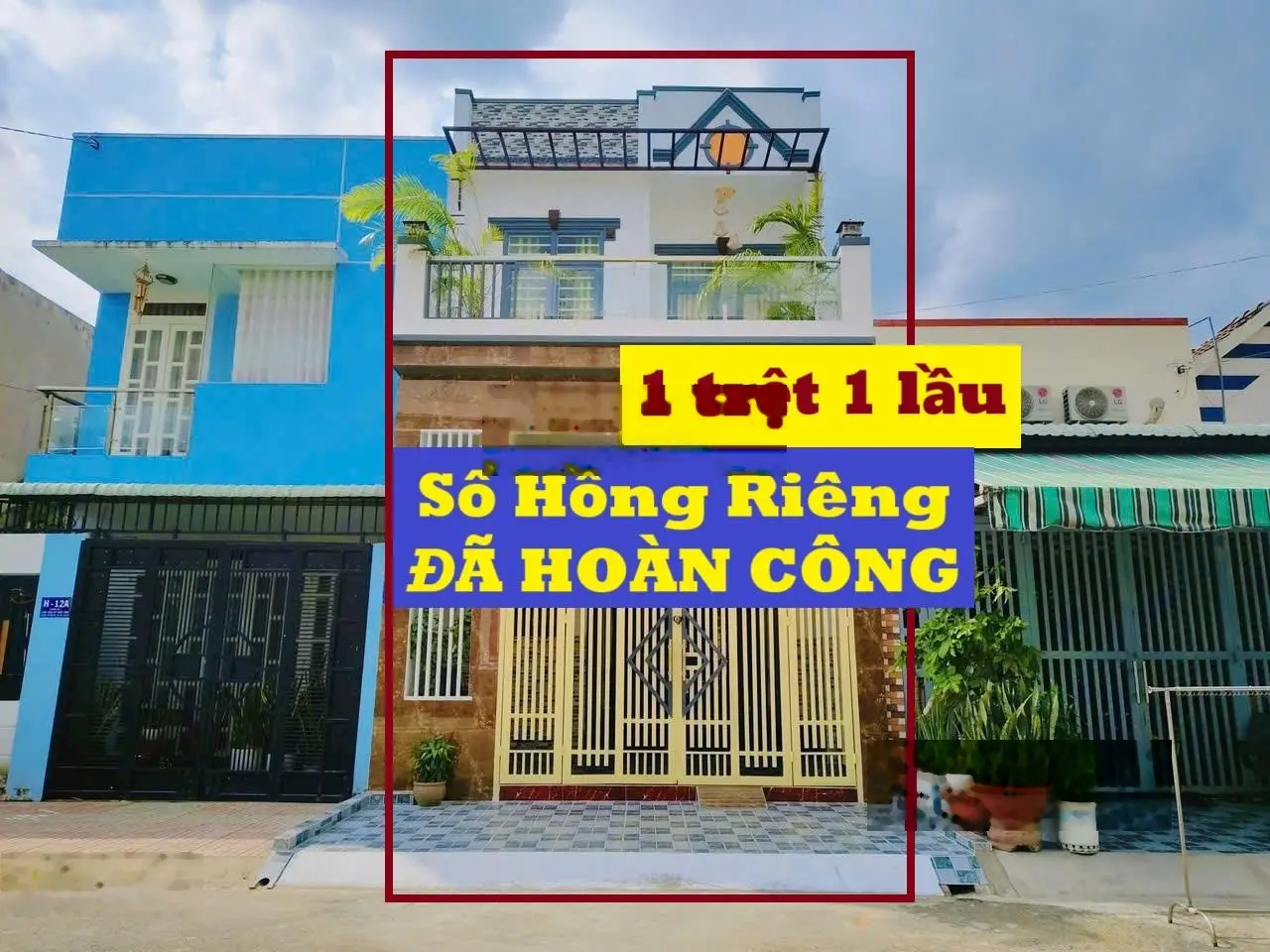 Nhà Đã Hoàn Công 3PN (5x15m). MT đường nhựa 14m. SHR