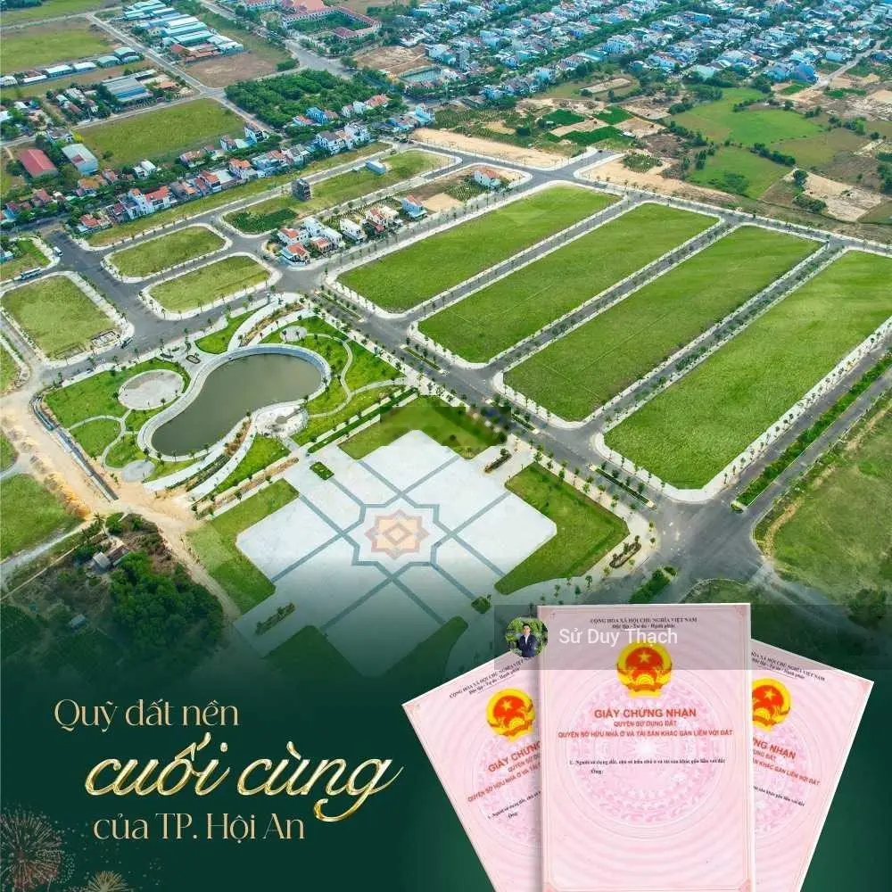 Đất biệt thự ngay trung tâm TP Hội An, 175m2 giá 4ty9 liên hệ ngay 0935 292 ***