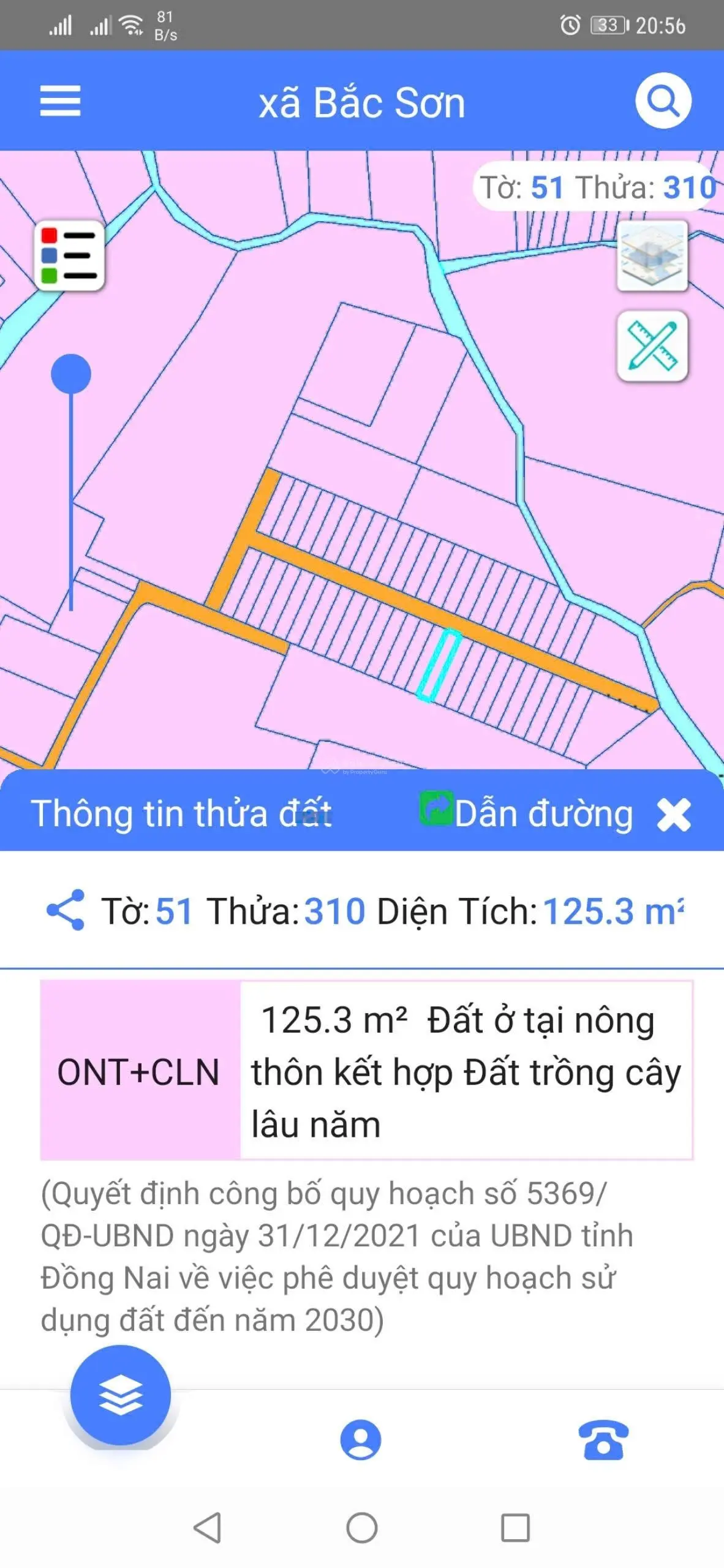 Chính chủ đang cần bán 125,3m2 ở Xã Bắc Sơn, Trảng Bom, cơ hội tốt để cho anh chị mua