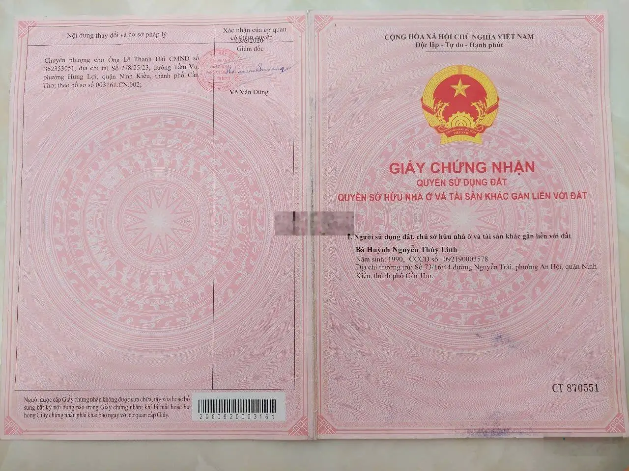 Giảm giá bán nhà một trệt một lầu kế chợ Bình Minh, Vĩnh Long