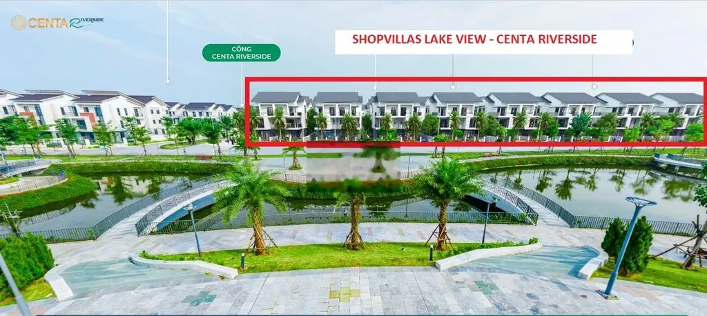 Mở bán phân khu SHOPVILLAS LAKEVIEW, khu đô thị VSIP