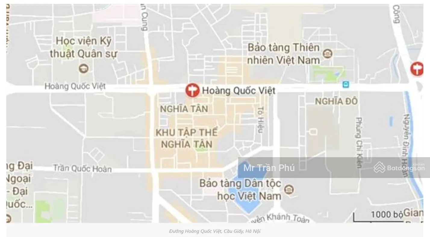 Bán nhà mặt phố Hoàng Quốc Việt, 117m2 - 7 tầng - MT rộng 9m - kinh doanh sầm uất