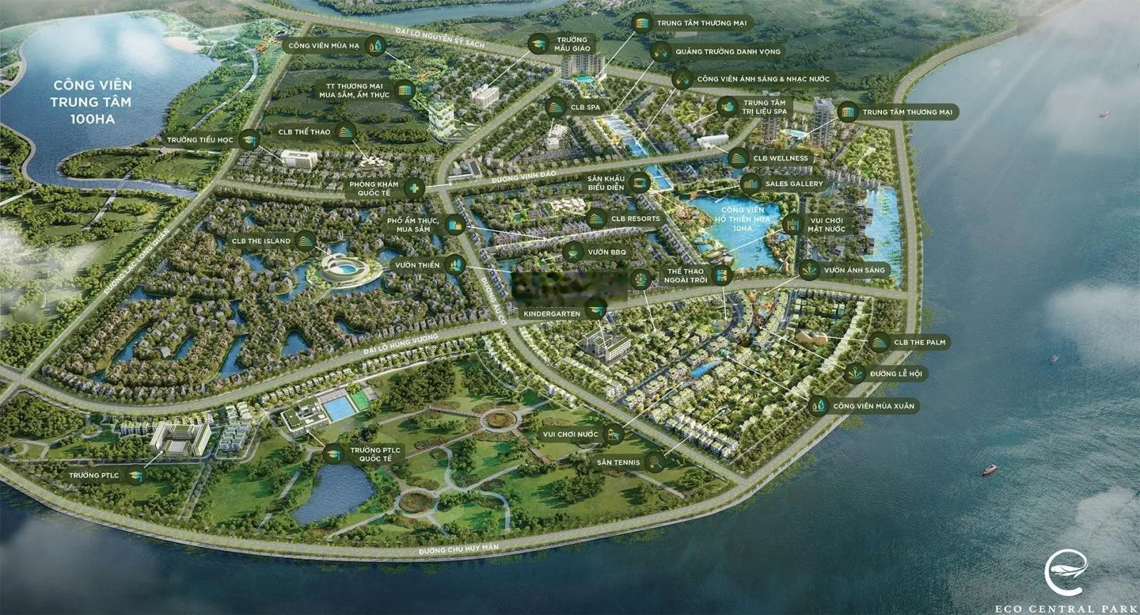 Bán lô góc độc quyền giỏ hàng phân khu campus dự án Ecopark Vinh