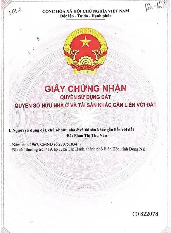 Bán nhà riêng mặt tiền Bùi Hữu Nghĩa, diện tích 87m2, chính chủ tại Tân hạnh, Biên Hòa, ĐN