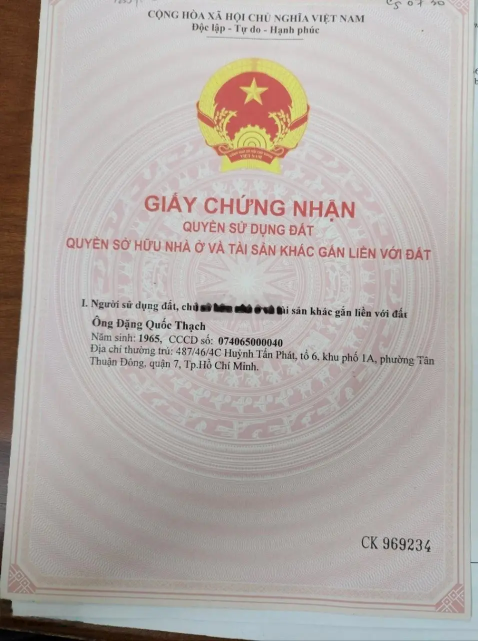 Cần bán nhanh lô đất sổ đỏ tại Cát Lái, Quận 2. Gần cụm trường học các cấp. DT 5x21.88m (109.4m2)