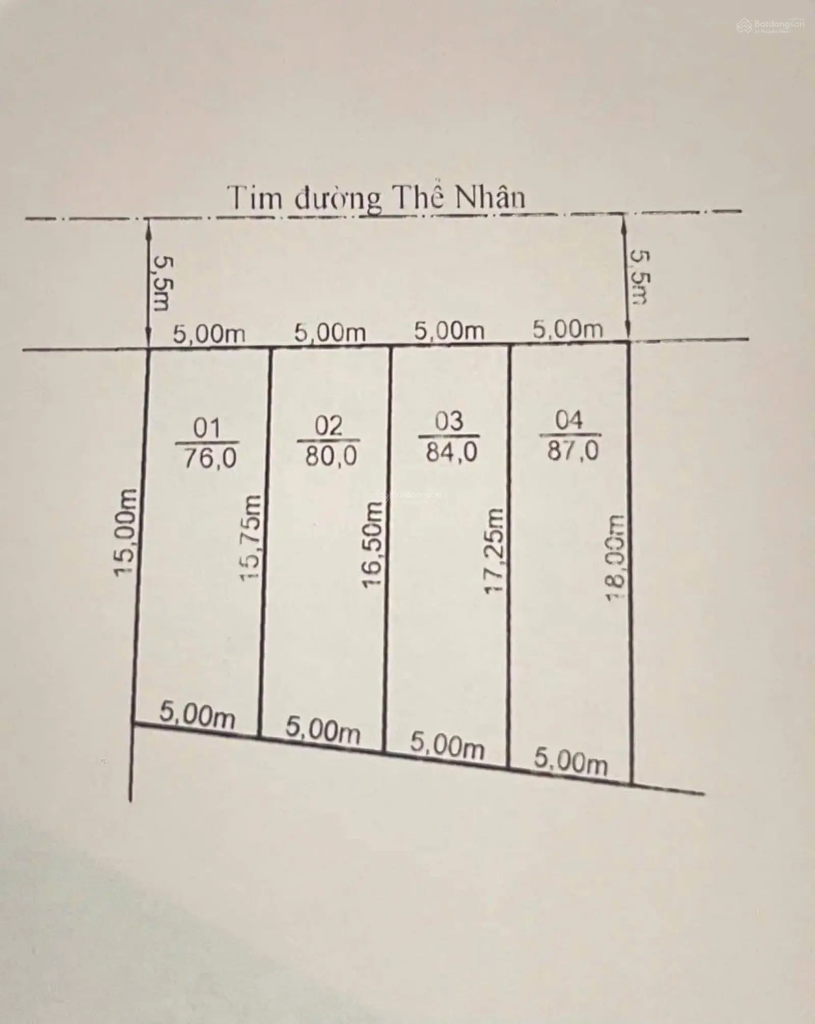 Mở bán 4 lô đất giá F0 mặt đường Thể Nhân- Hoà Nghĩa hơn 1 tỷ