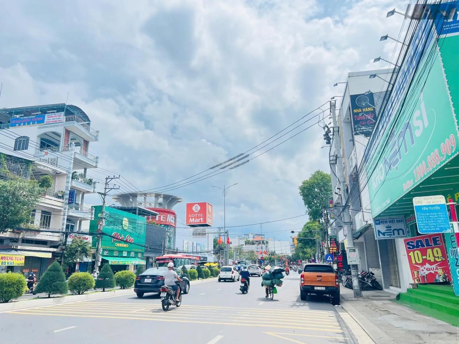 Nhà 190m2 đất mặt tiền đường 23/10, phường phương sơn đối diện lotte mart chỉ 12 tỷ/ lh 0931 800 ***