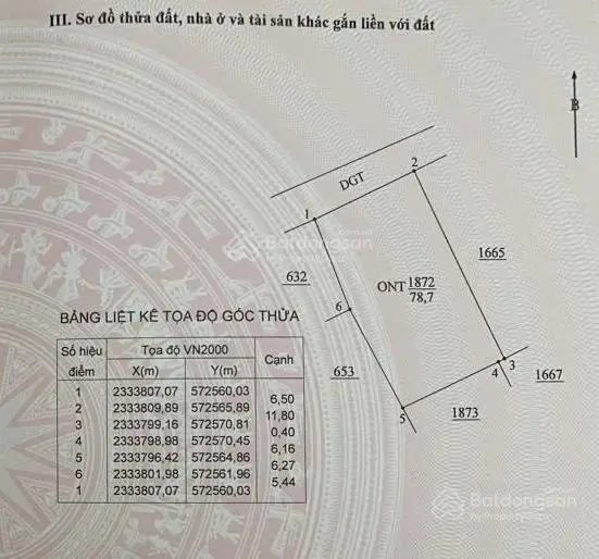 Bán đất tại Xã Tân Hội, Đan Phượng, Hà Nội với diện tích 78.7m2