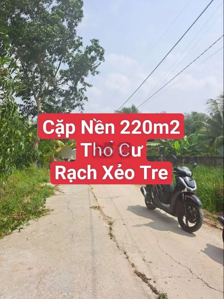 Chủ ngộp bán gấp cặp nền Rạch Xẻo Tre, Ba Láng, Cái Răng