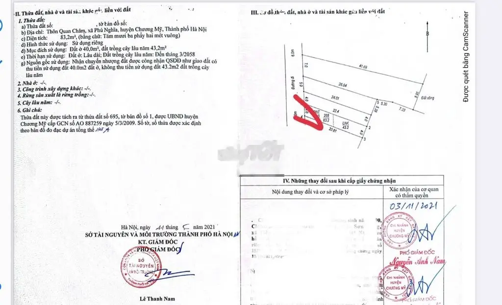 83.2M sát KCN Phú Nghĩa, Chỉ nhỉnh 2,x tỉ