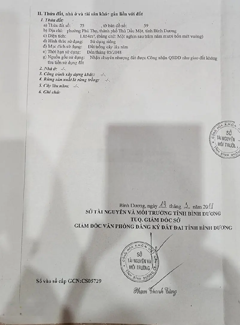 Cần bán biệt thự gần sông phường Phú Thọ Thủ Dầu Một Phường Phú Thọ, Thủ Dầu Một, giá 11 triệu/m2