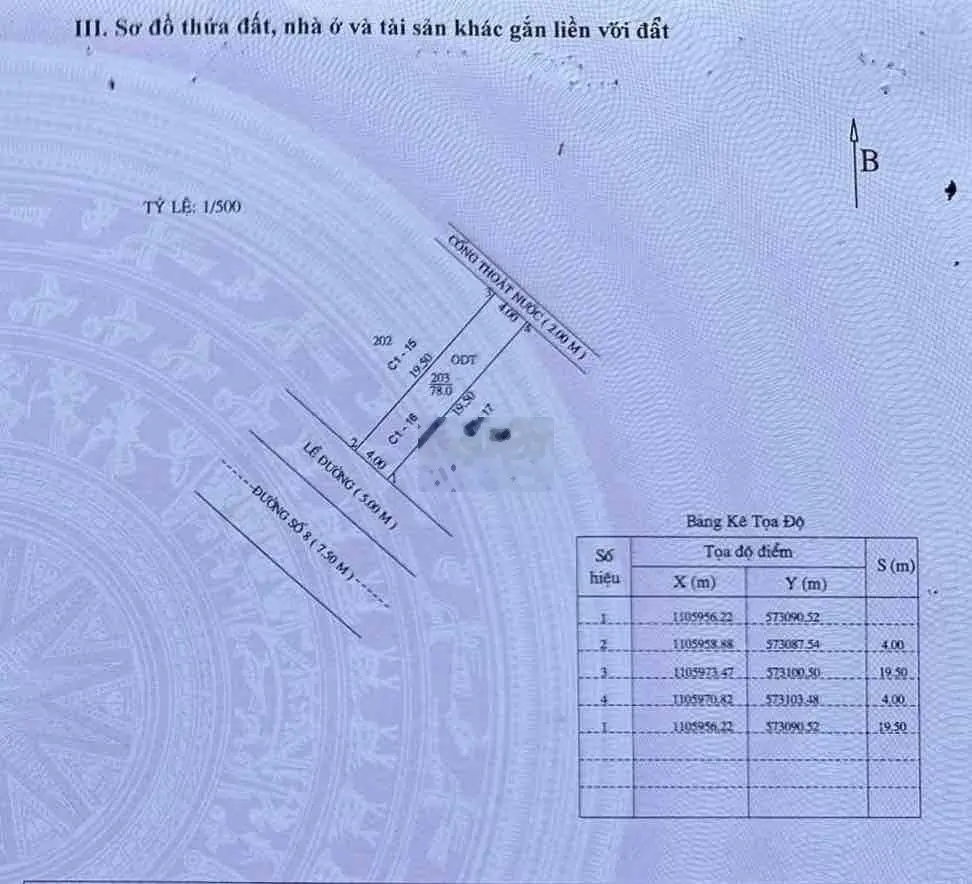 Nền Đường Số 8 - TTTM Phong Điền - 78m2 ODT - Lộ 18m - Giá 1,550 Tỷ