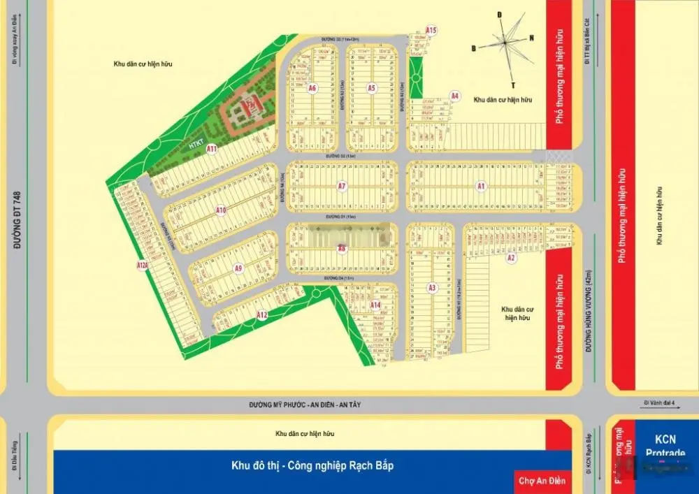 Kẹt tiền cần bán lô đất Bến Cát Center 2 - An Điền chỉ 920 triệu, sổ sẵn công chứng ngay